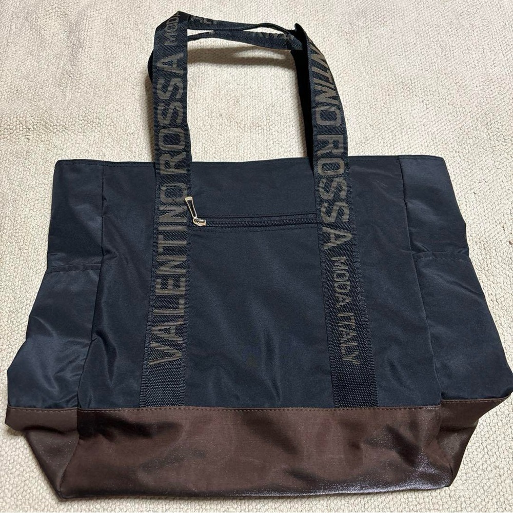 vintage authentic Valantino Rossa Moda Italy tote bag, Rare